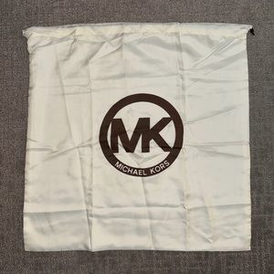 Michael Kors Beige Dust Cover Drawstring Bag